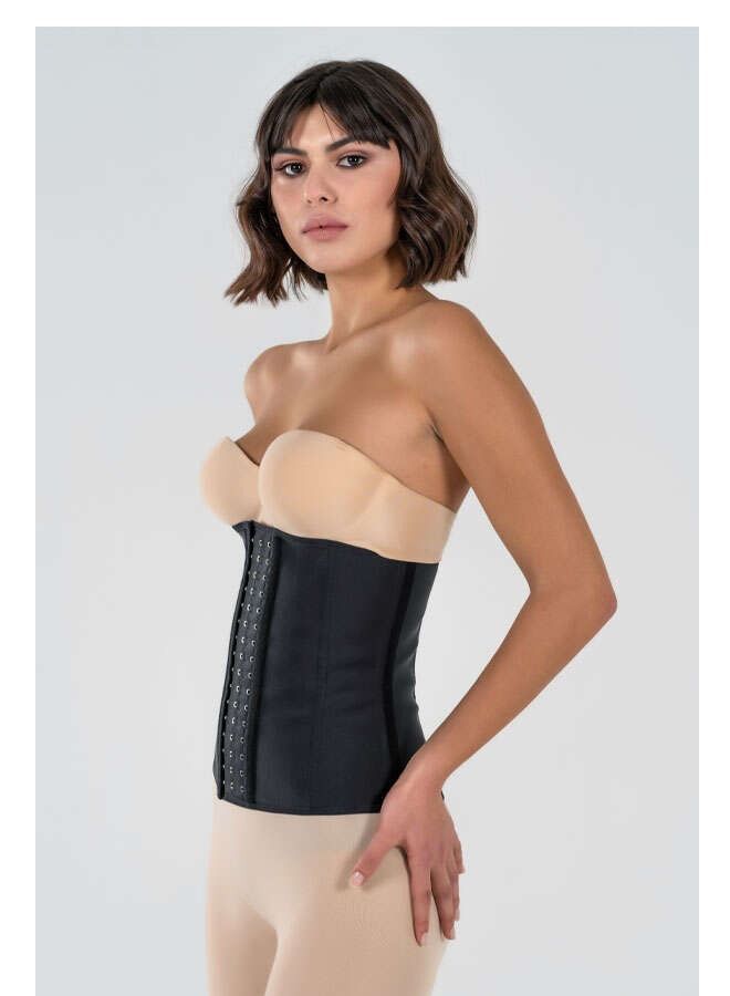 Yamuna Latex Corset Black Large