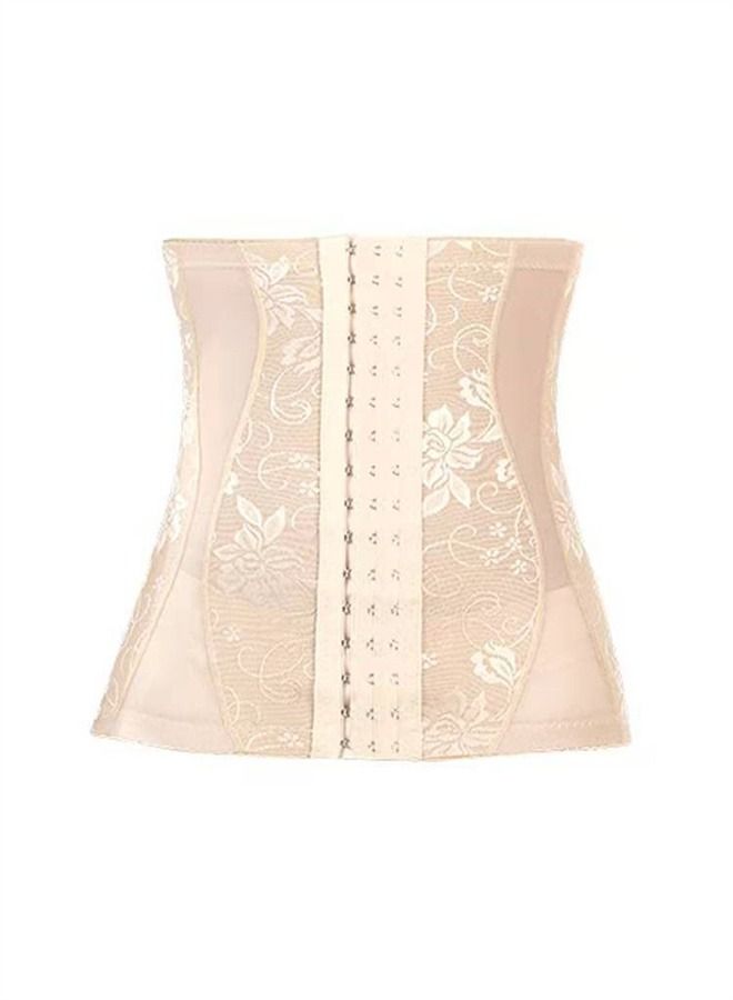 Breathable Jacquard Abdominal Band Beige