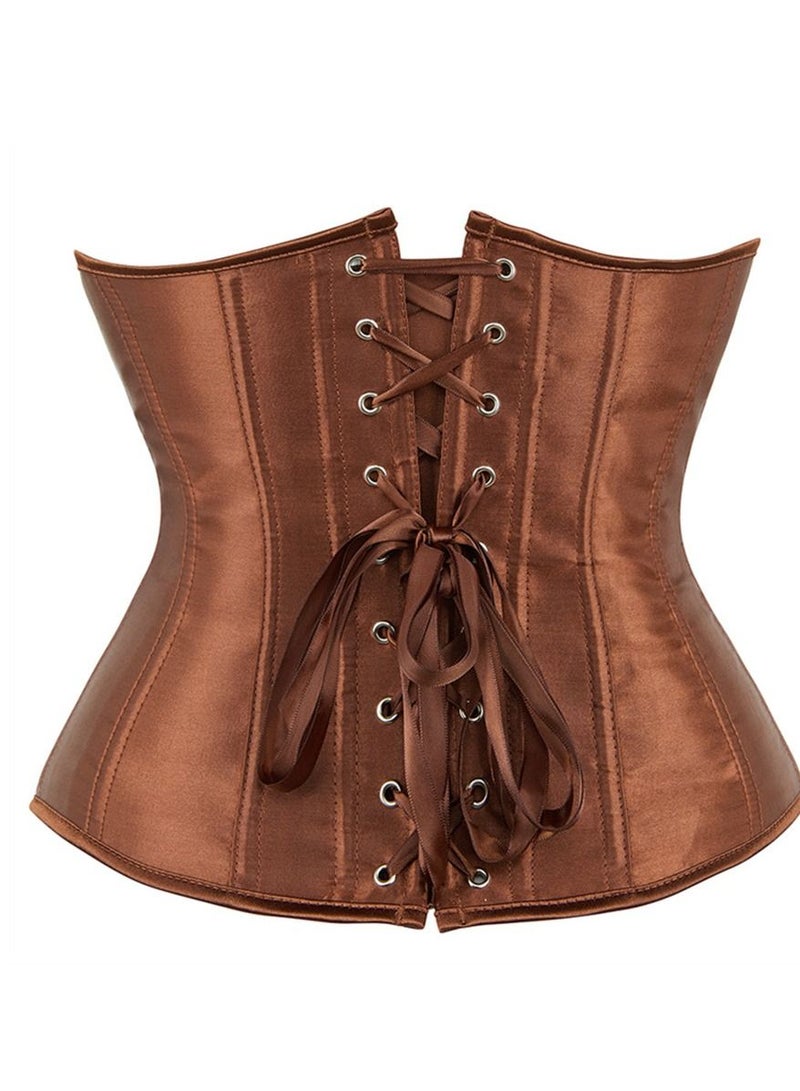 Women's Body Shaping Corset Brown