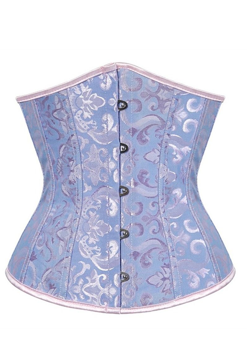 Waist Protective Corset Blue