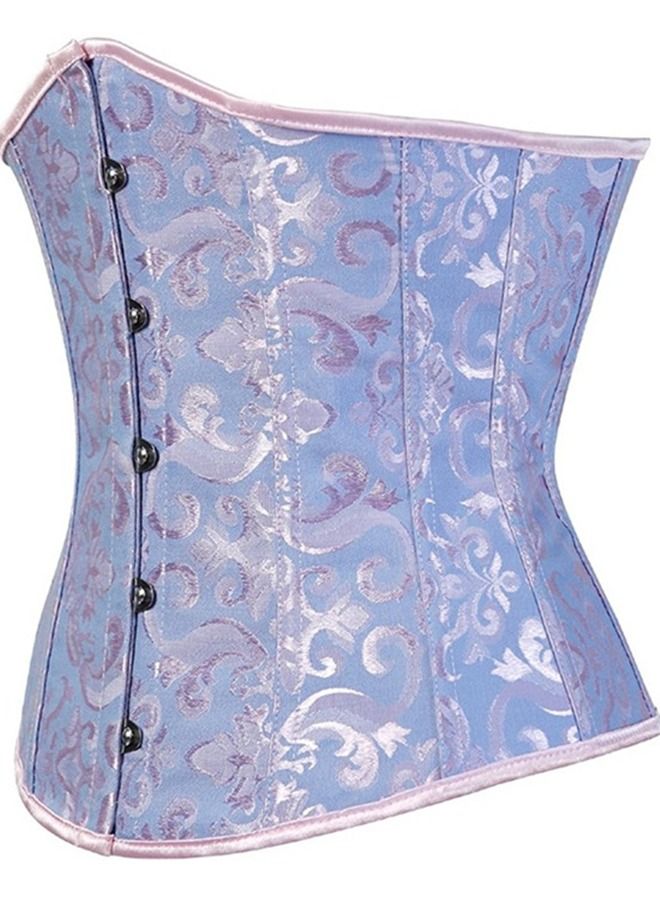 Waist Protective Corset Blue