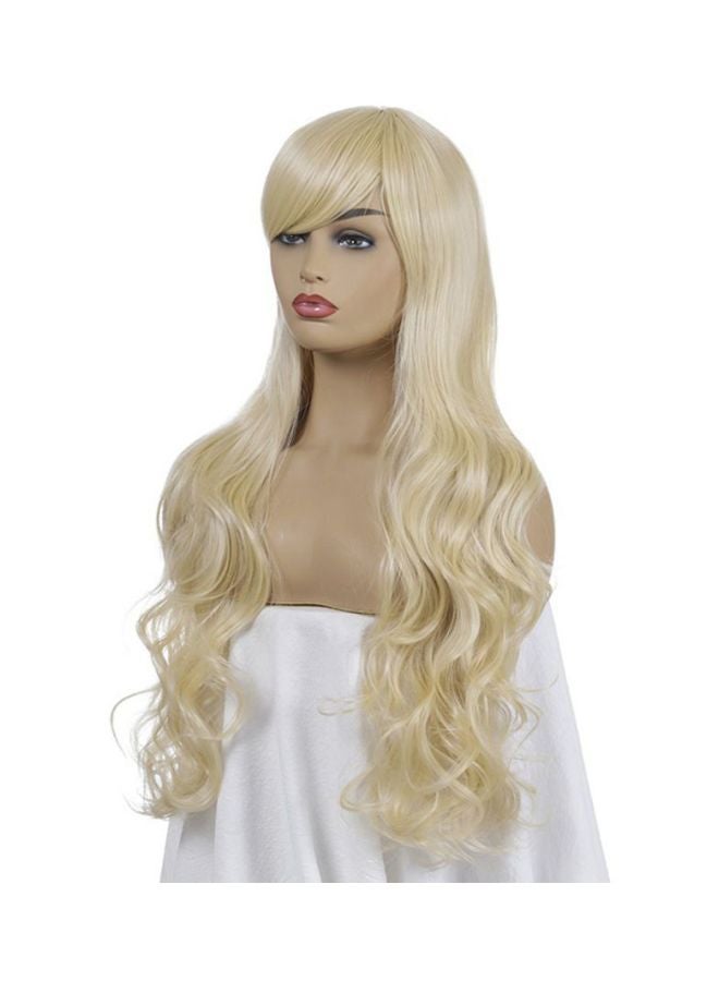 Long Straight Curly Cosplay Party Hair Wig 26x16x4.5cm