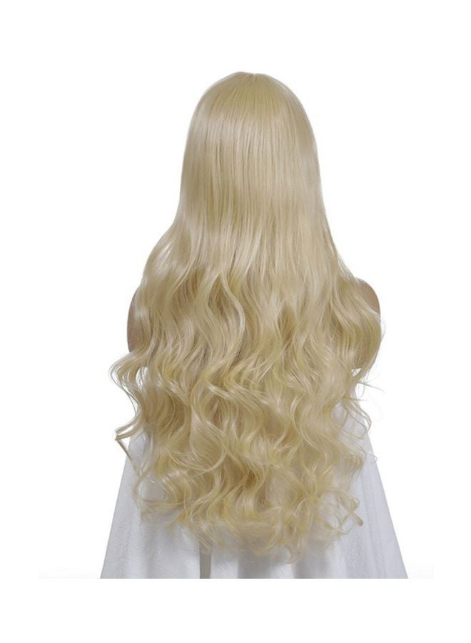 Long Straight Curly Cosplay Party Hair Wig 26x16x4.5cm