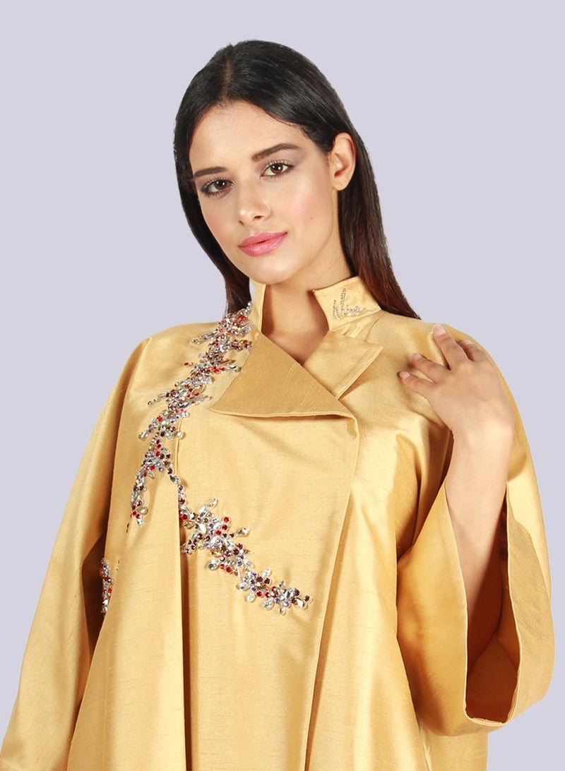 Princely-Coat Emb Abaya