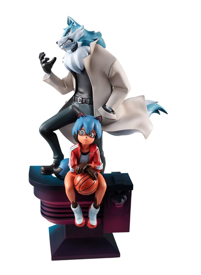 Animal Michiru Kagemori And Shirou Ogami Statue 9.84inch