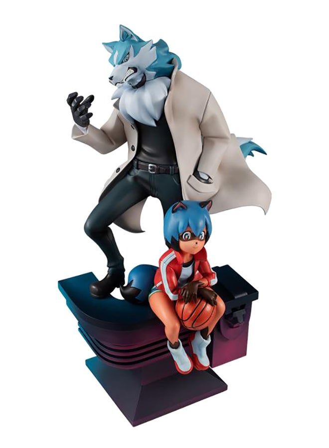 Animal Michiru Kagemori And Shirou Ogami Statue 9.84inch