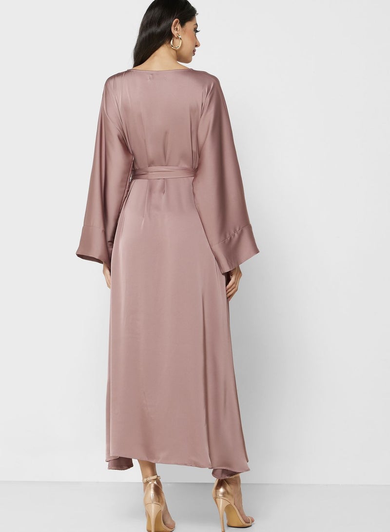 Relaxed Satin Dress