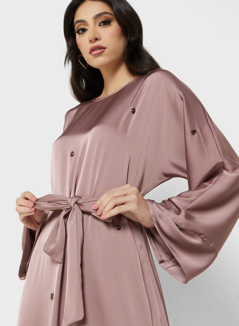 Relaxed Satin Dress