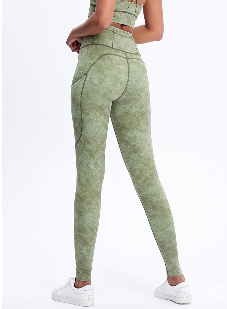 Solid Stretch Yogo Pants Green