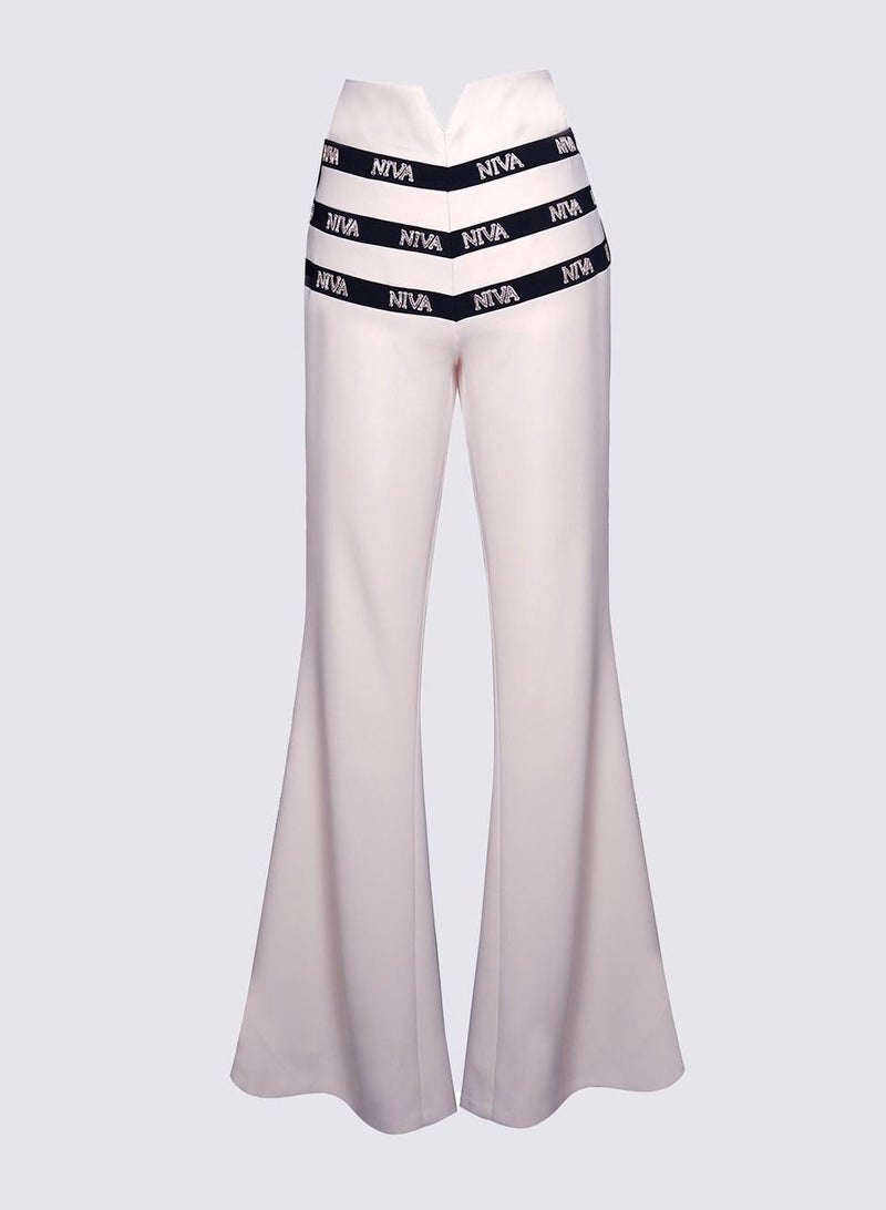 Niva Embellished Stripe Pants