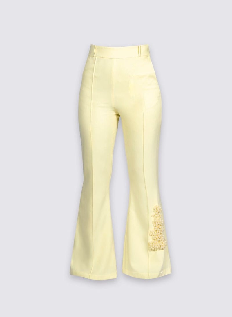 Daffodil Front Tuck Semi Fitted Pants