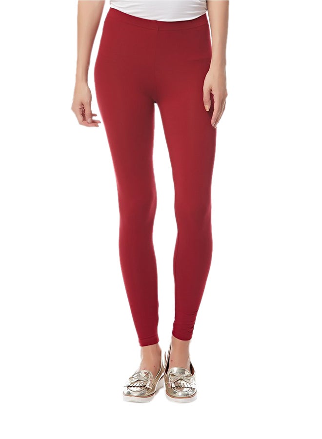 Skinny Leggings Maroon