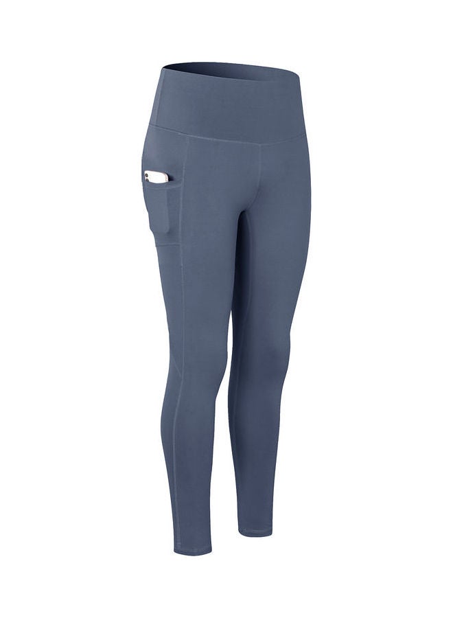 High Waist Leggings Haze Blue