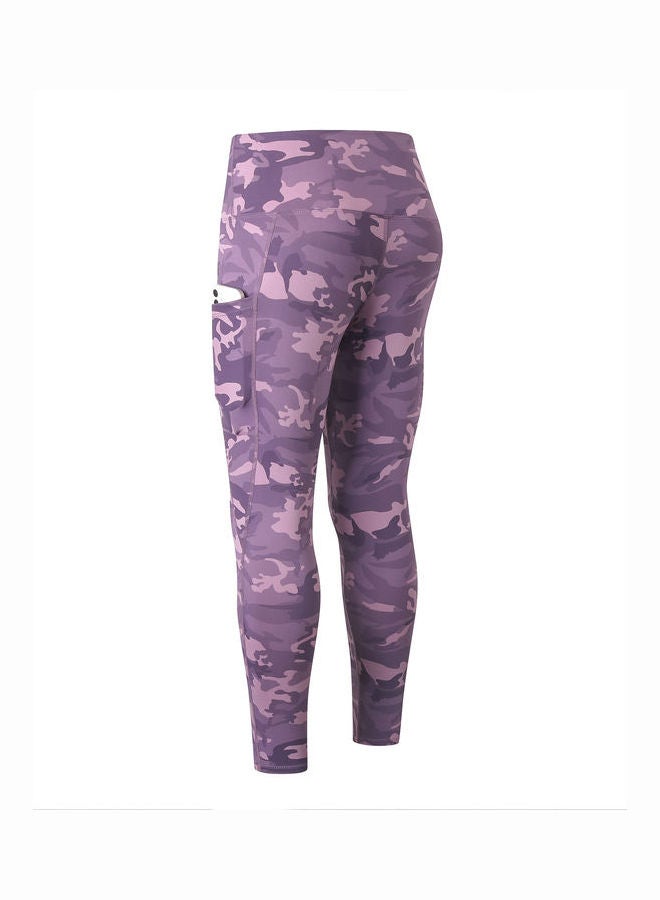 High Waist Leggings Purple