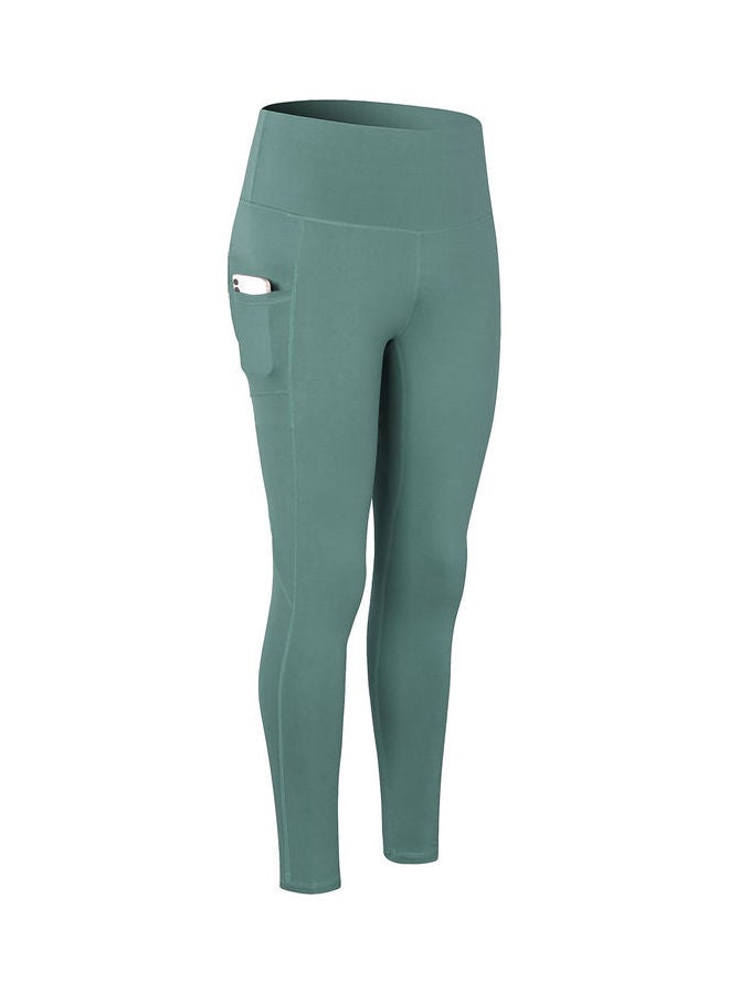 High Waist Leggings Mint Green