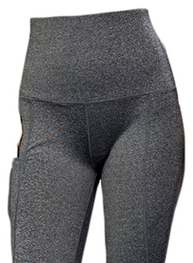 High Waist Yoga Leggings Dark gray