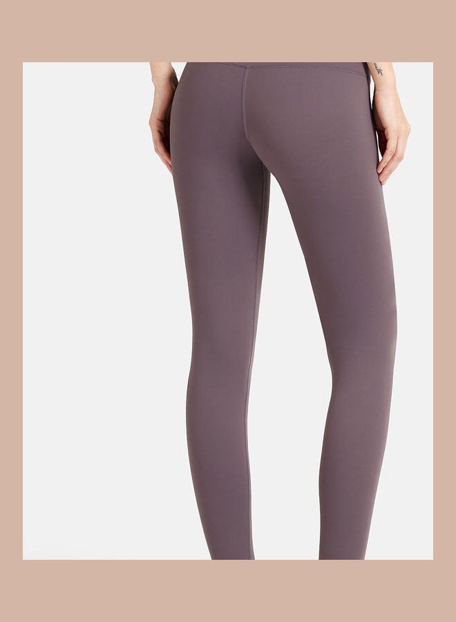 High Waist Sports Leggings Dark Purple
