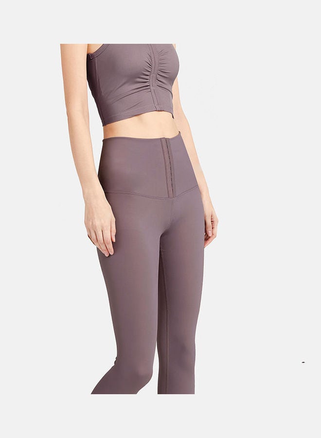 High Waist Sports Leggings Dark Purple