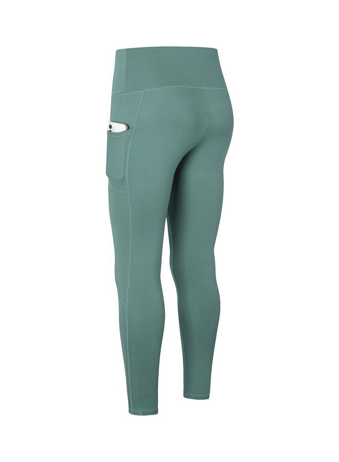 High Waist Sports Leggings Mint Green