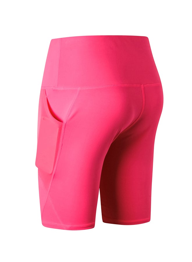 Sports Yoga Short Training Pants Rose