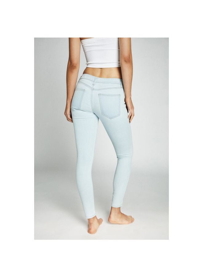 Mid Rise Jeggings Bondi Blue