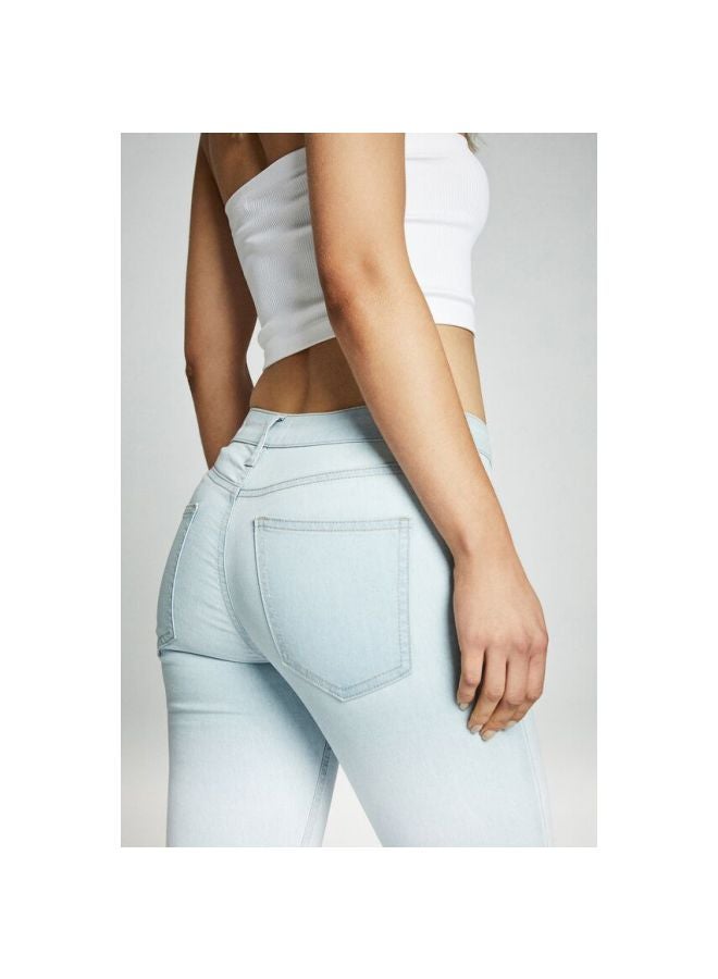 Mid Rise Jeggings Bondi Blue