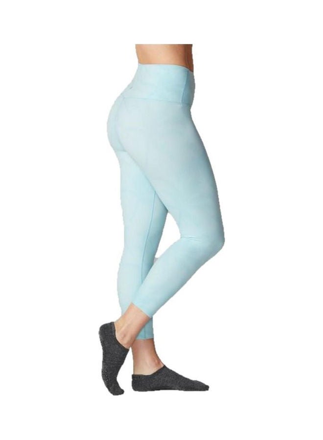 High Waist Leggings Blue