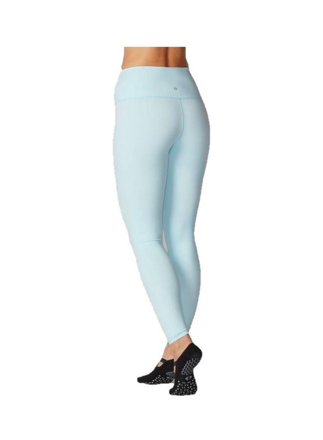 High Waist Leggings Blue