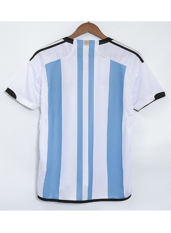 Argentina Three Star Home Jersey Kit 2022 (Jersey+Shorts)-Champion Edition