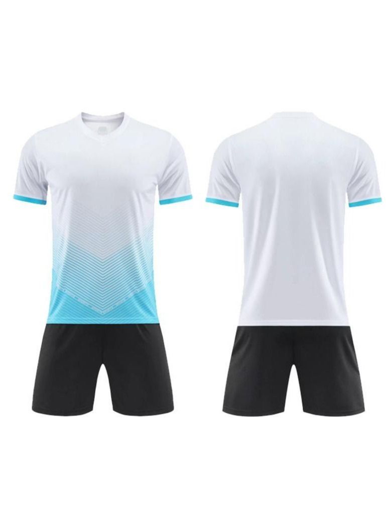 2-pieces Breathable and lightweight Men's And Women's Football Shirt