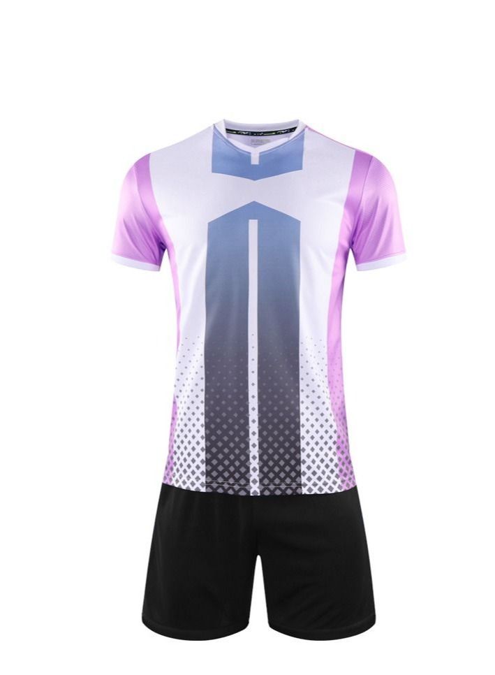 2-pieces Breathable and lightweight Men's And Women's Football Shirt