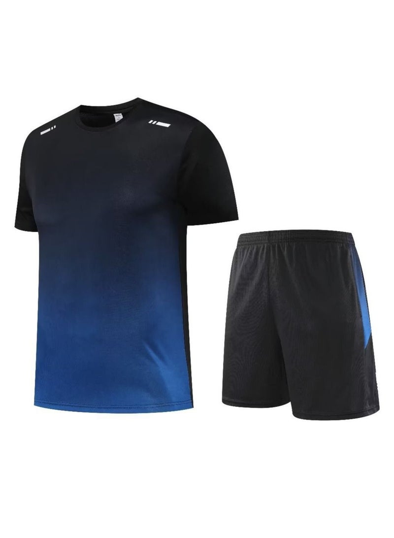 2-pieces Breathable and lightweight Men's And Women's Football Shirt