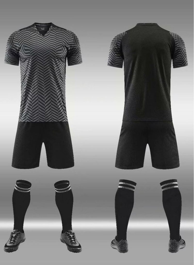 2-pieces Breathable and lightweight Men's And Women's Football Shirt