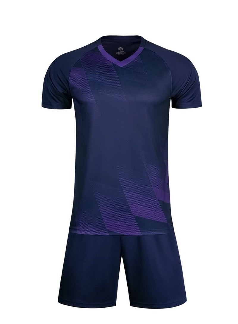 Football jersey set for men's training uniform