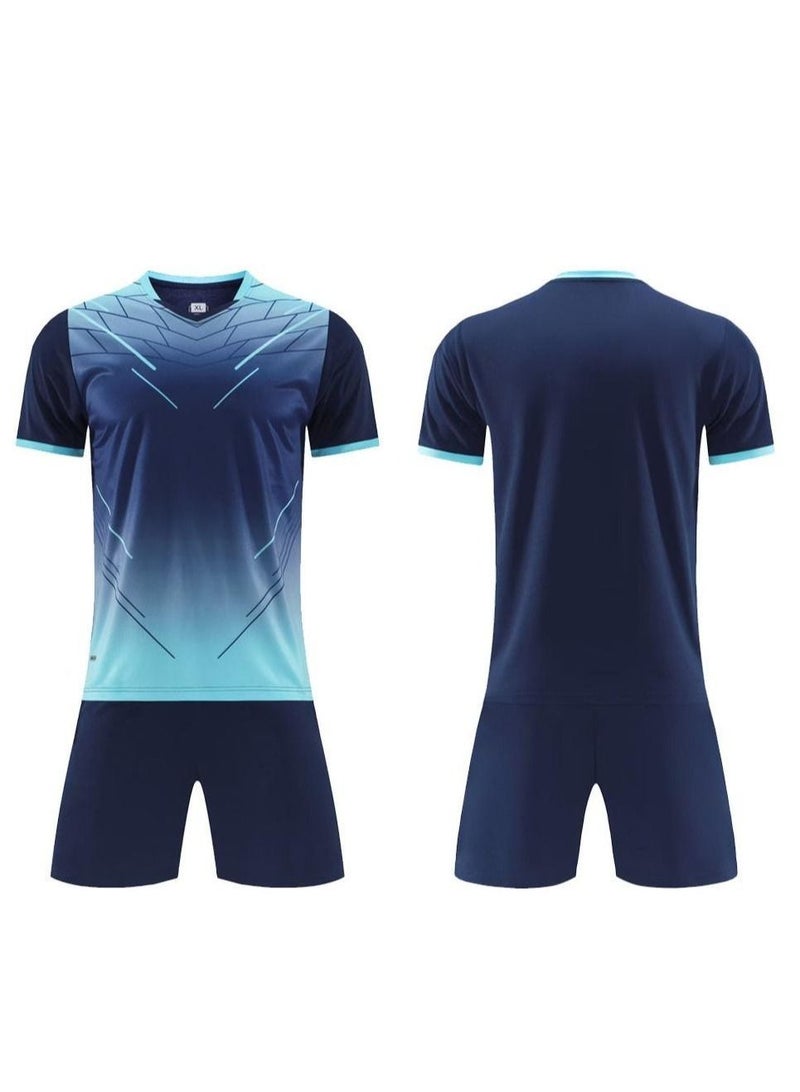 2-pieces Breathable and lightweight Men's And Women's Football Shirt