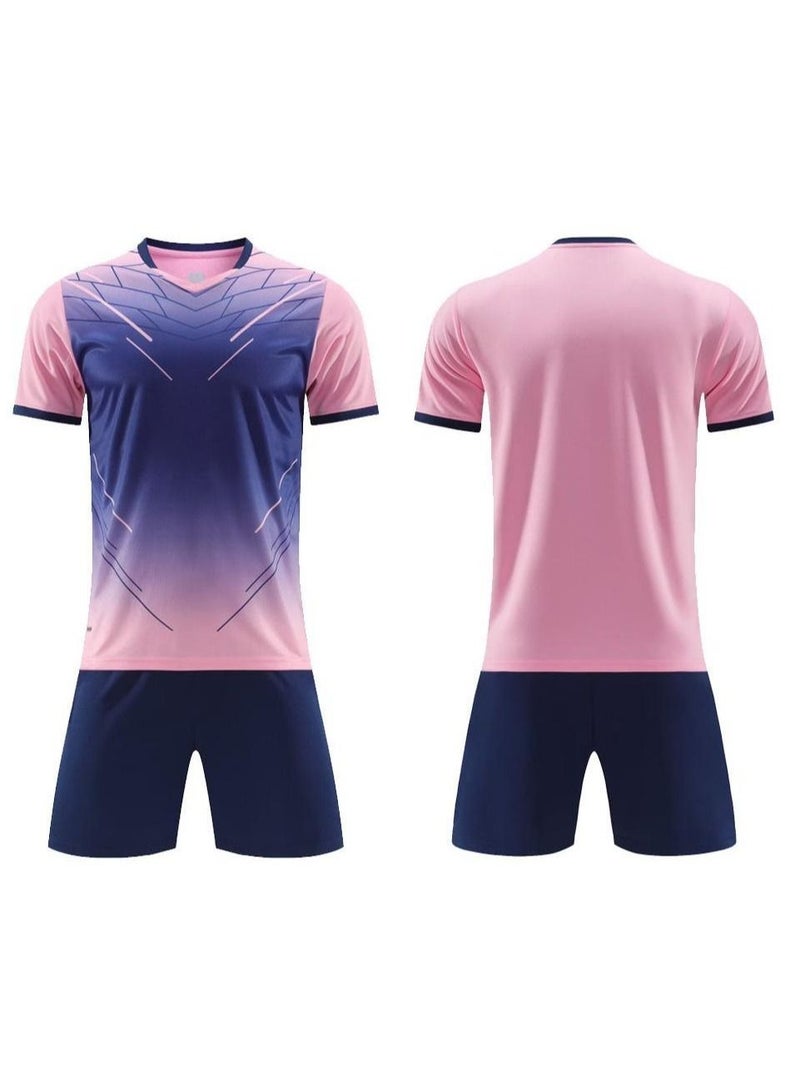 2-pieces Breathable and lightweight Men's And Women's Football Shirt