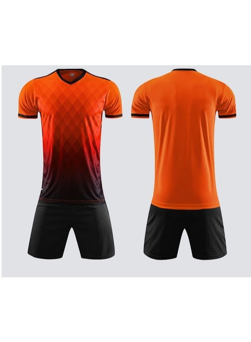 2-pieces Breathable and lightweight Men's And Women's Football Shirt