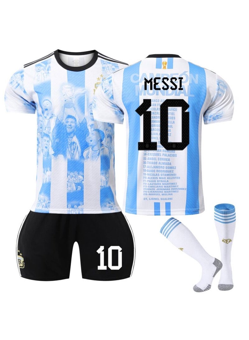 Argentina World-cup Champion Football Team World Fans printed T shirts Supporting The Team Football Team Jersey T shirts For Men | Women | Kids to win the cup