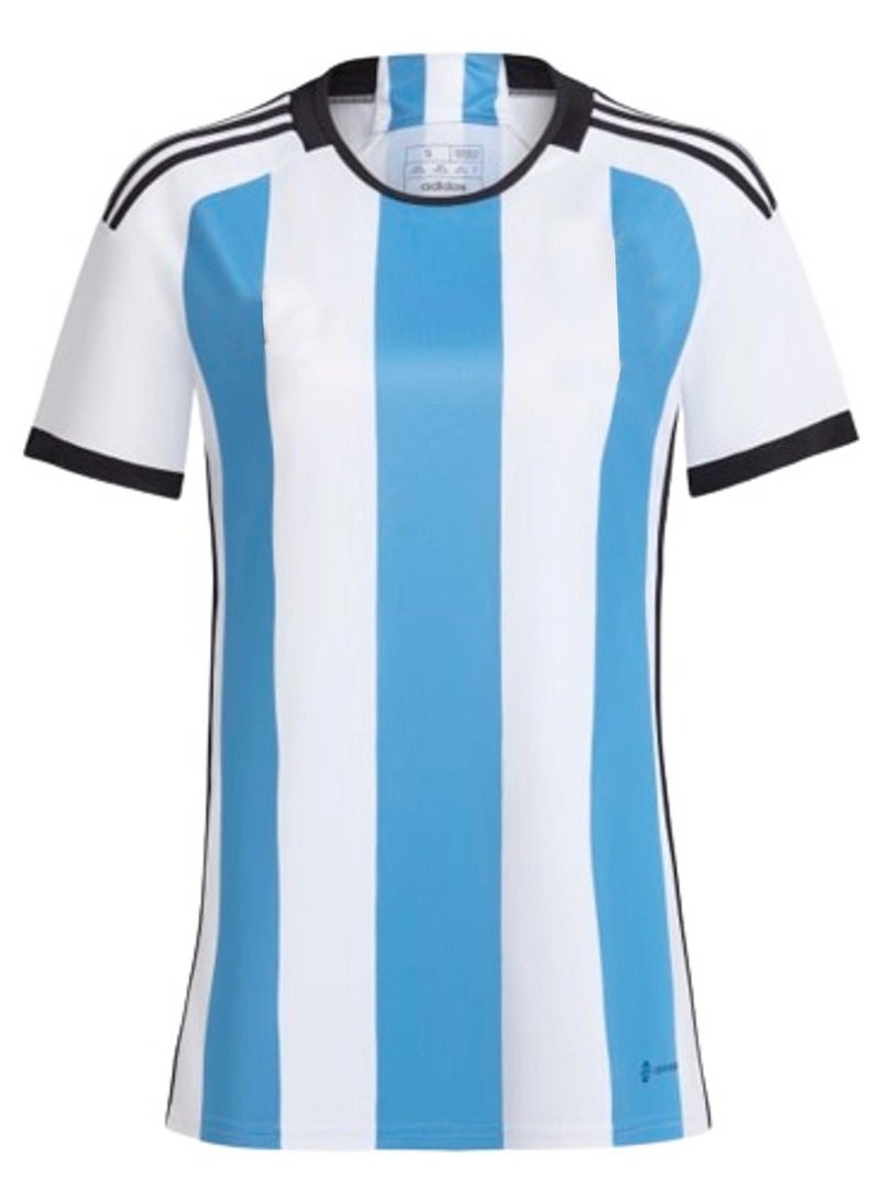 Argentina Three Star Home Jersey Kit 2022 (Jersey+Shorts)-Champion Edition