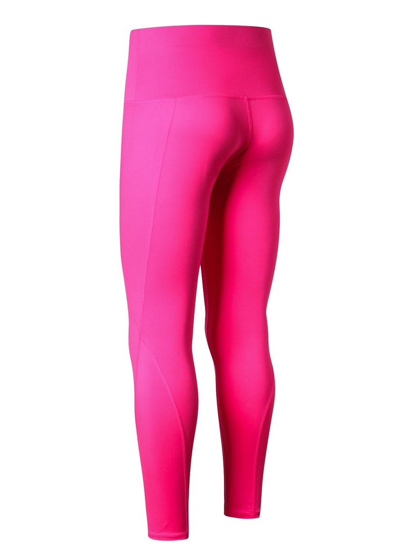 Women Quick Dry Breathable Elastic Trousers Pink