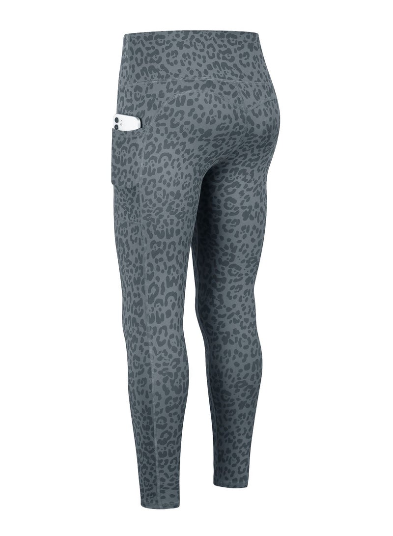 Women Quick Dry Breathable Elastic Trousers Grey