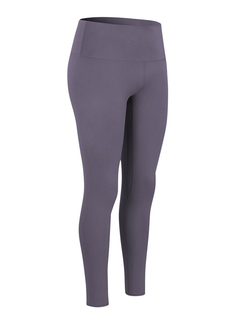 Women Quick Dry Breathable Elastic Trousers Purple