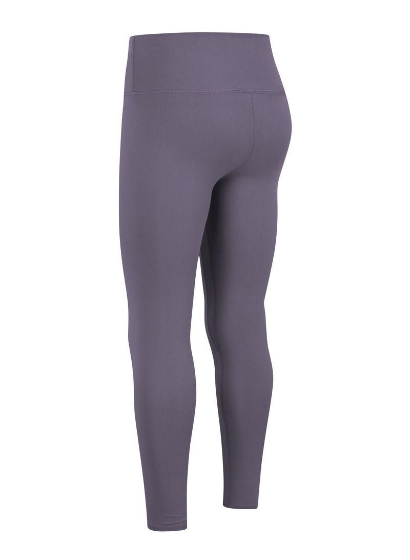 Women Quick Dry Breathable Elastic Trousers Purple