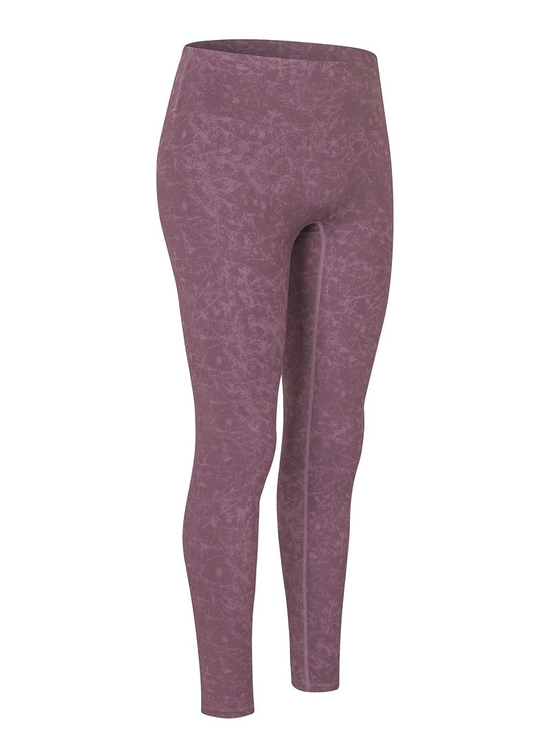 Women Quick Dry Breathable Elastic Trousers Purple