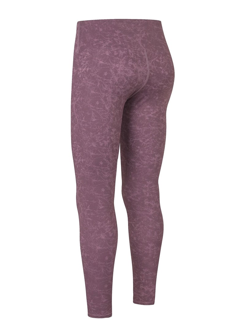 Women Quick Dry Breathable Elastic Trousers Purple