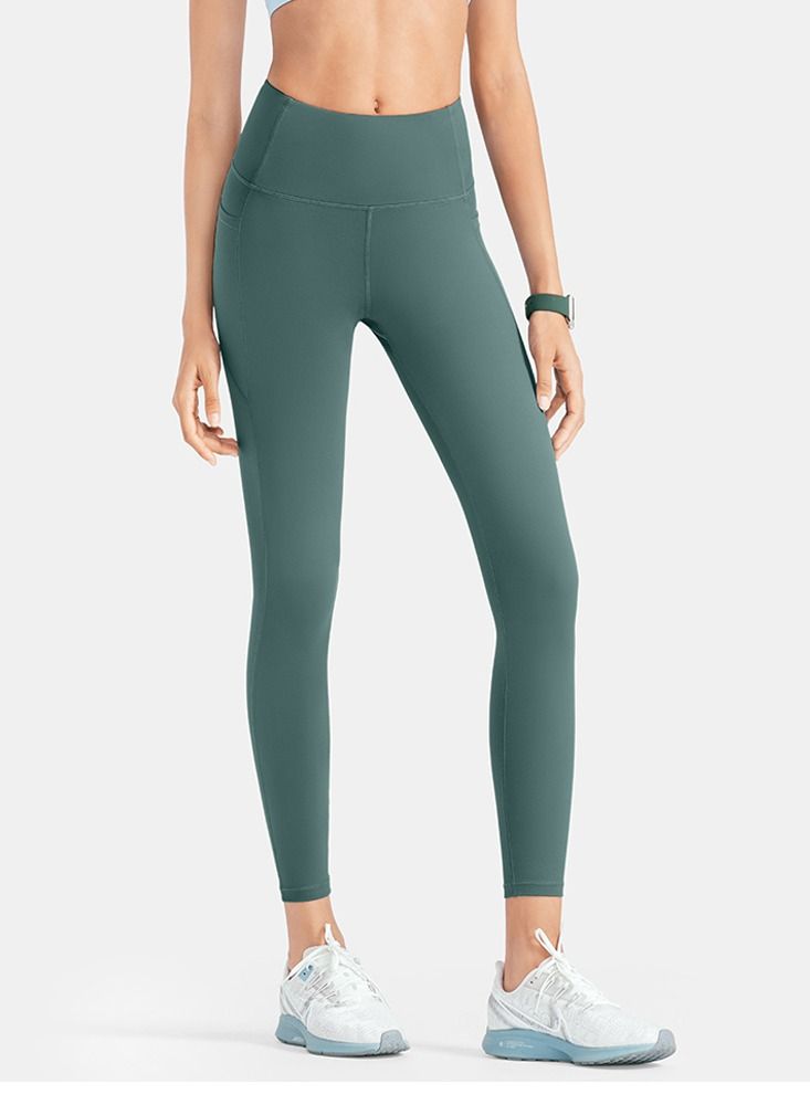 Solid Stretch Yogo Pants Green