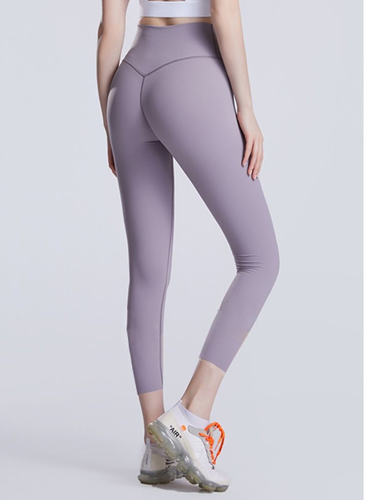 Solid Stretch Yogo Pants Purple