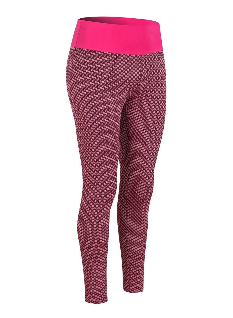 Women Quick Dry Breathable Elastic Pants Pink