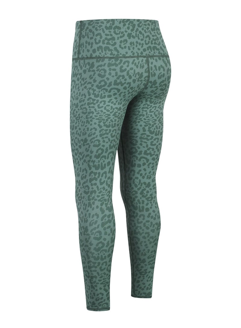 Women Quick Dry Breathable Elastic Pants Green