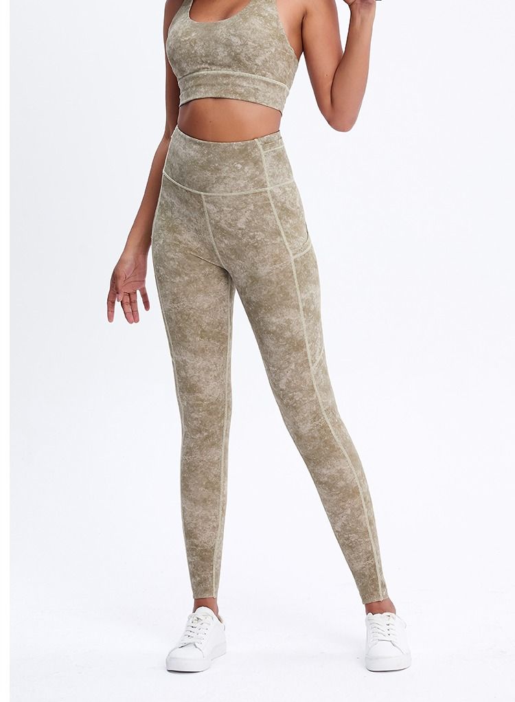 Solid Stretch Yoga Pants Grey